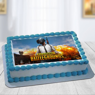 Pugb Photo Cake